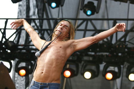 Iggy Pop at Lollapalooza 
